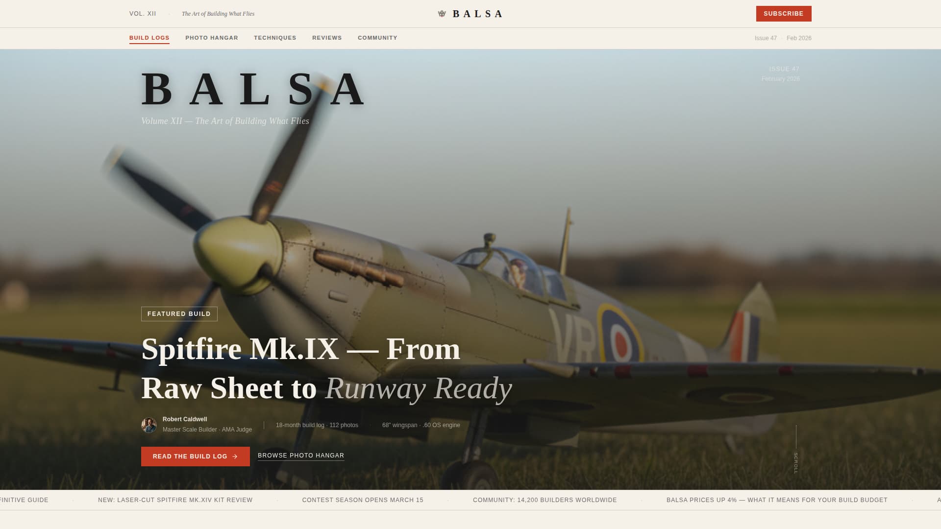 Certified Hobby & Passion Content Portfolio & Case Study Website Template