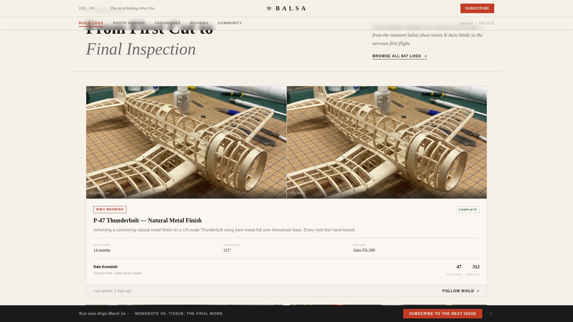 Certified Hobby & Passion Content Portfolio & Case Study Website Template