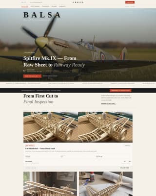 Certified Hobby & Passion Content Portfolio & Case Study Website Template