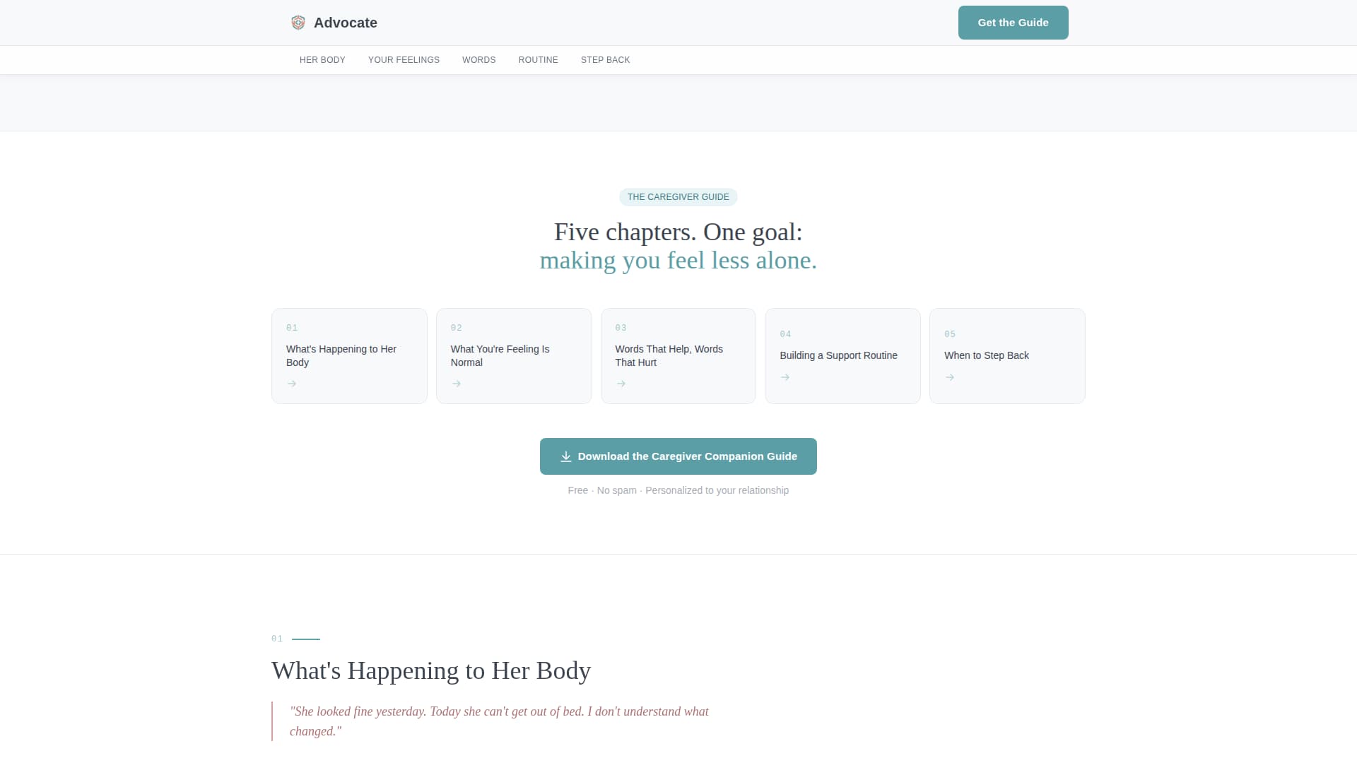 PCOS Women's Health Website Template