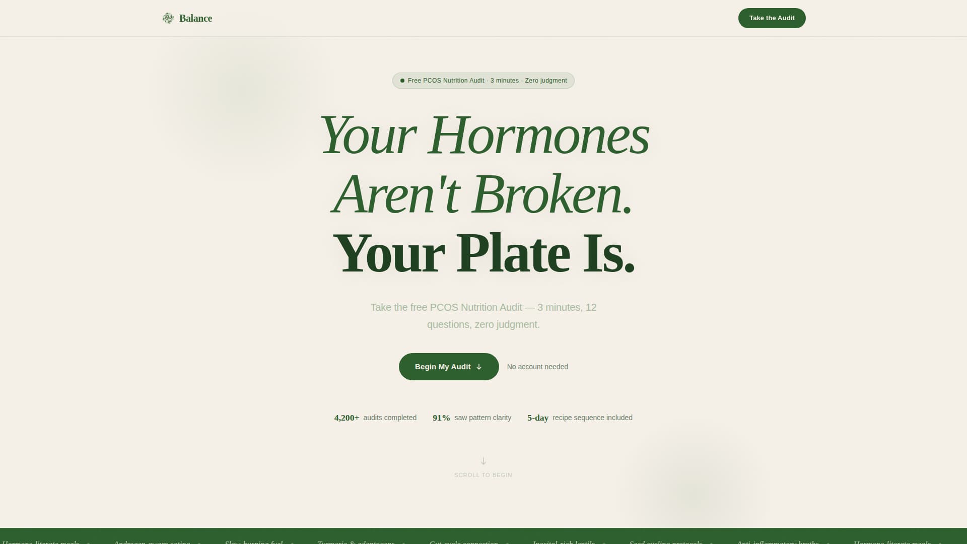 PCOS Care Professional Website Template