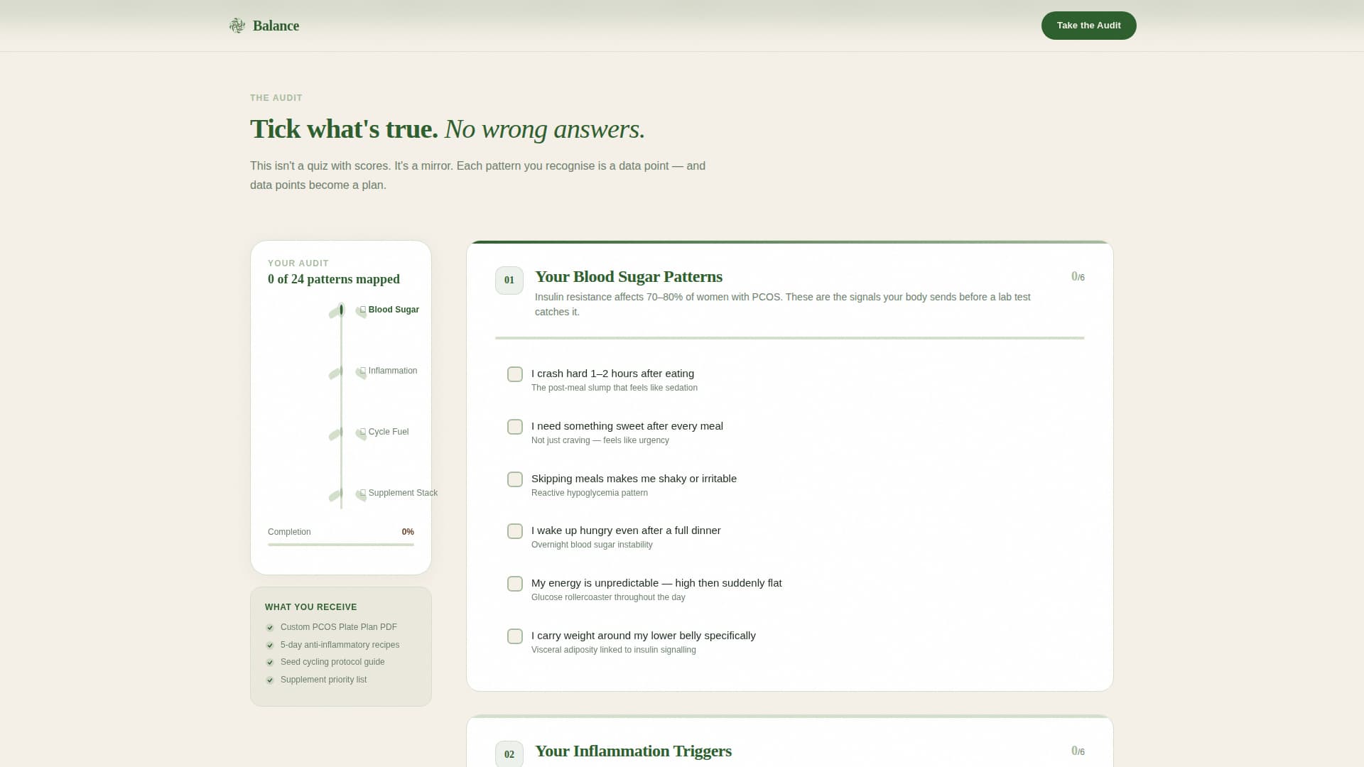 PCOS Care Professional Website Template