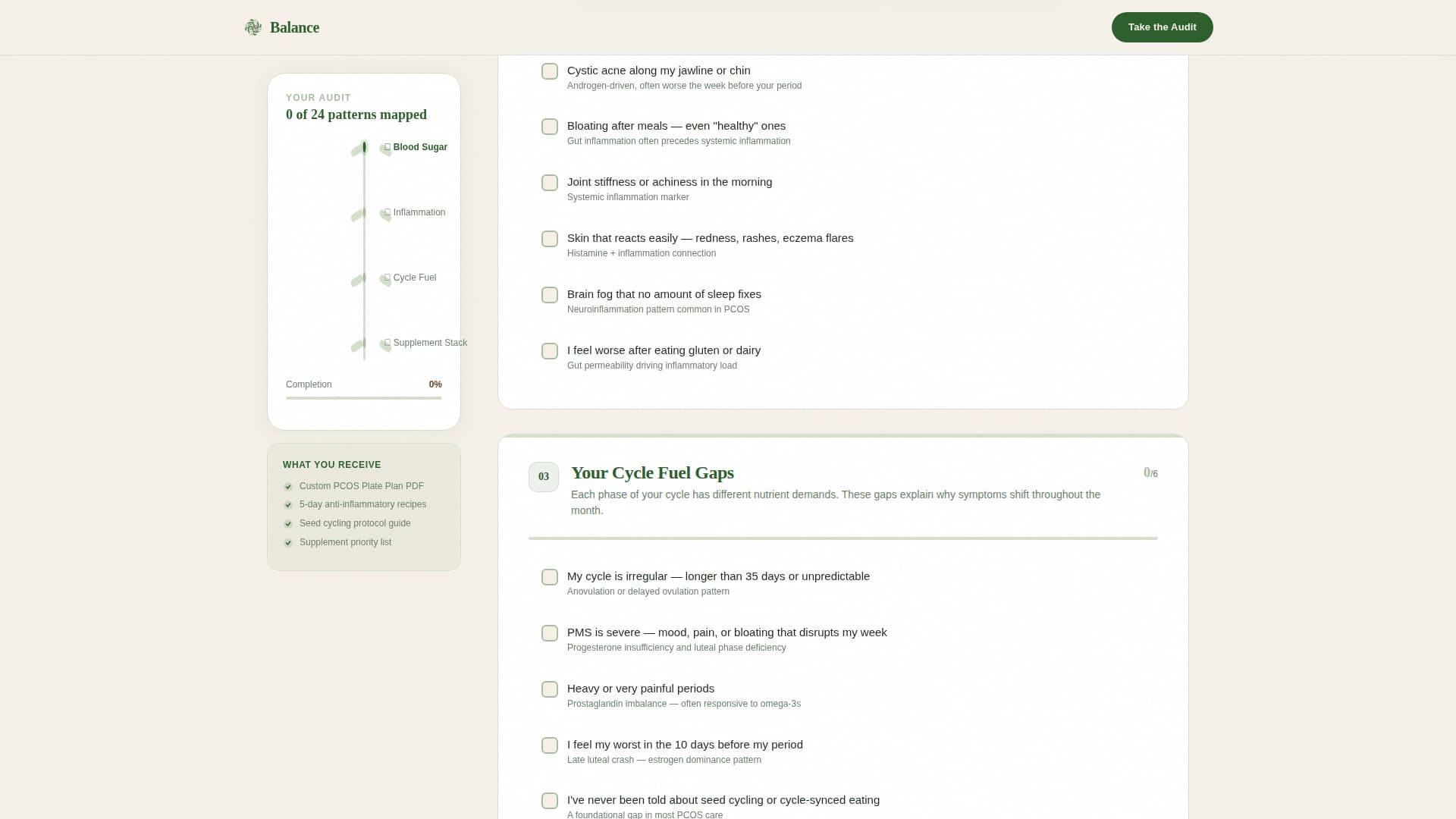 PCOS Care Professional Website Template