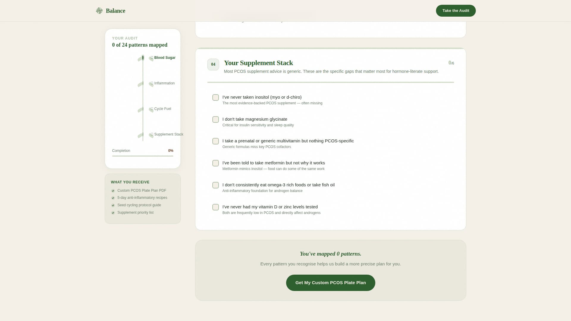 PCOS Care Professional Website Template