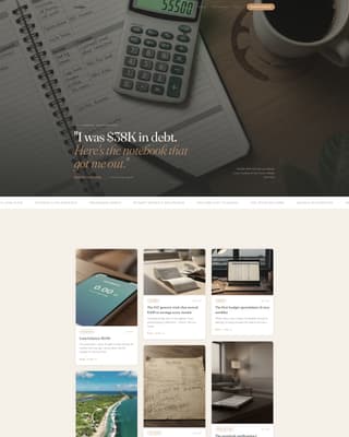 Specialist Business & Finance Blog Blog & Content Website Template