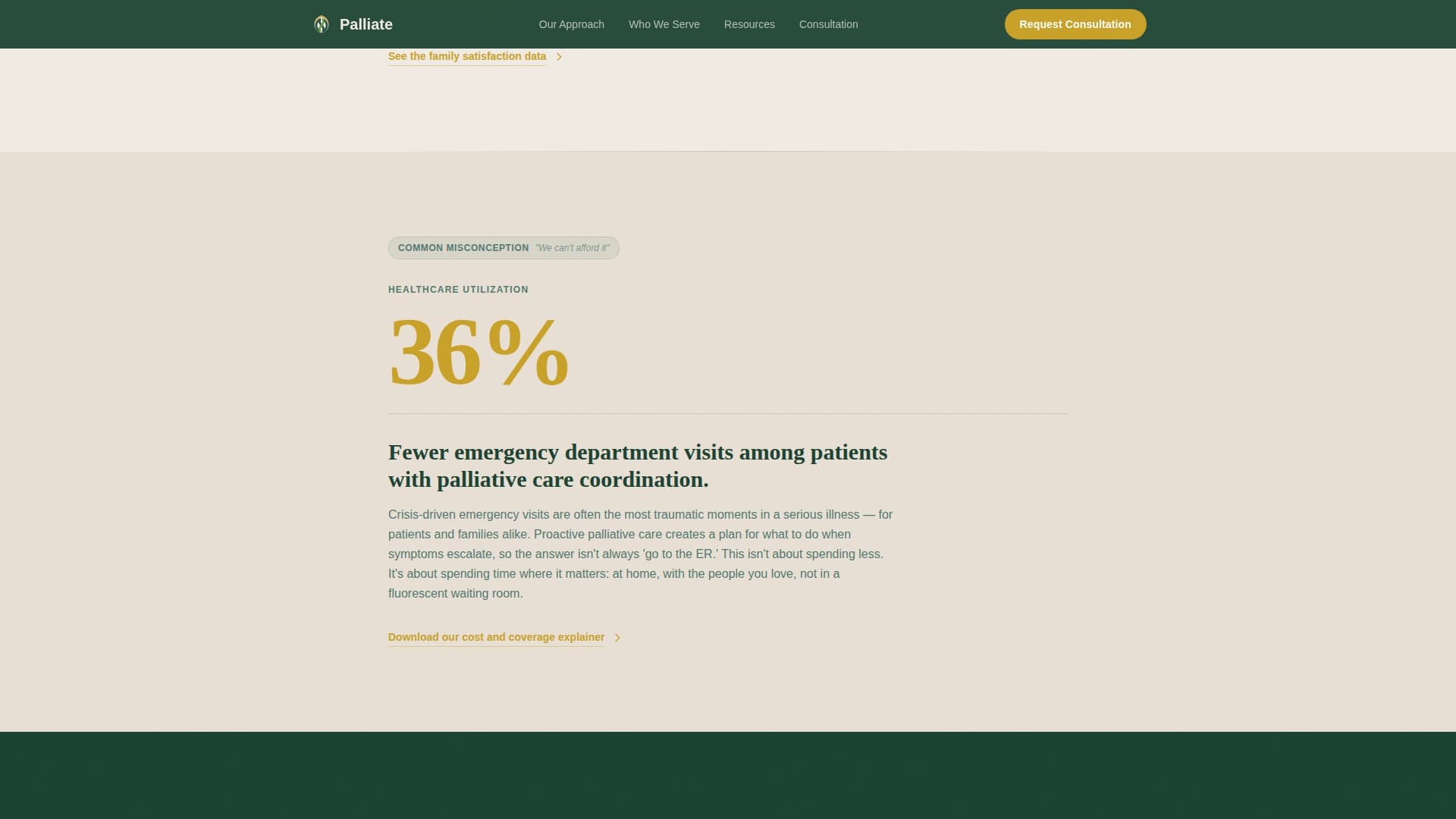 Palliative Care Medicine Cost Calculator Website Template