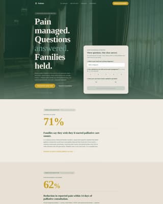 Palliative Care Medicine Cost Calculator Website Template