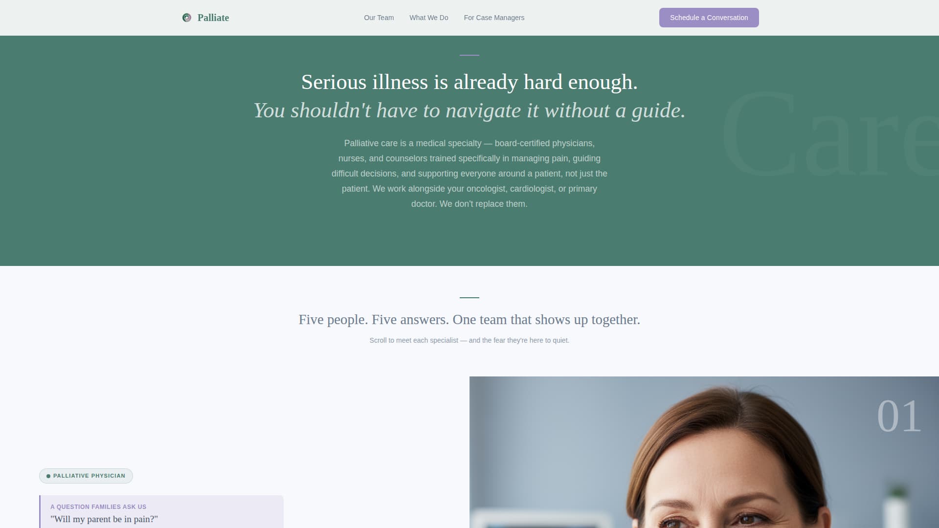 Home Health & Hospice Booking Website Template