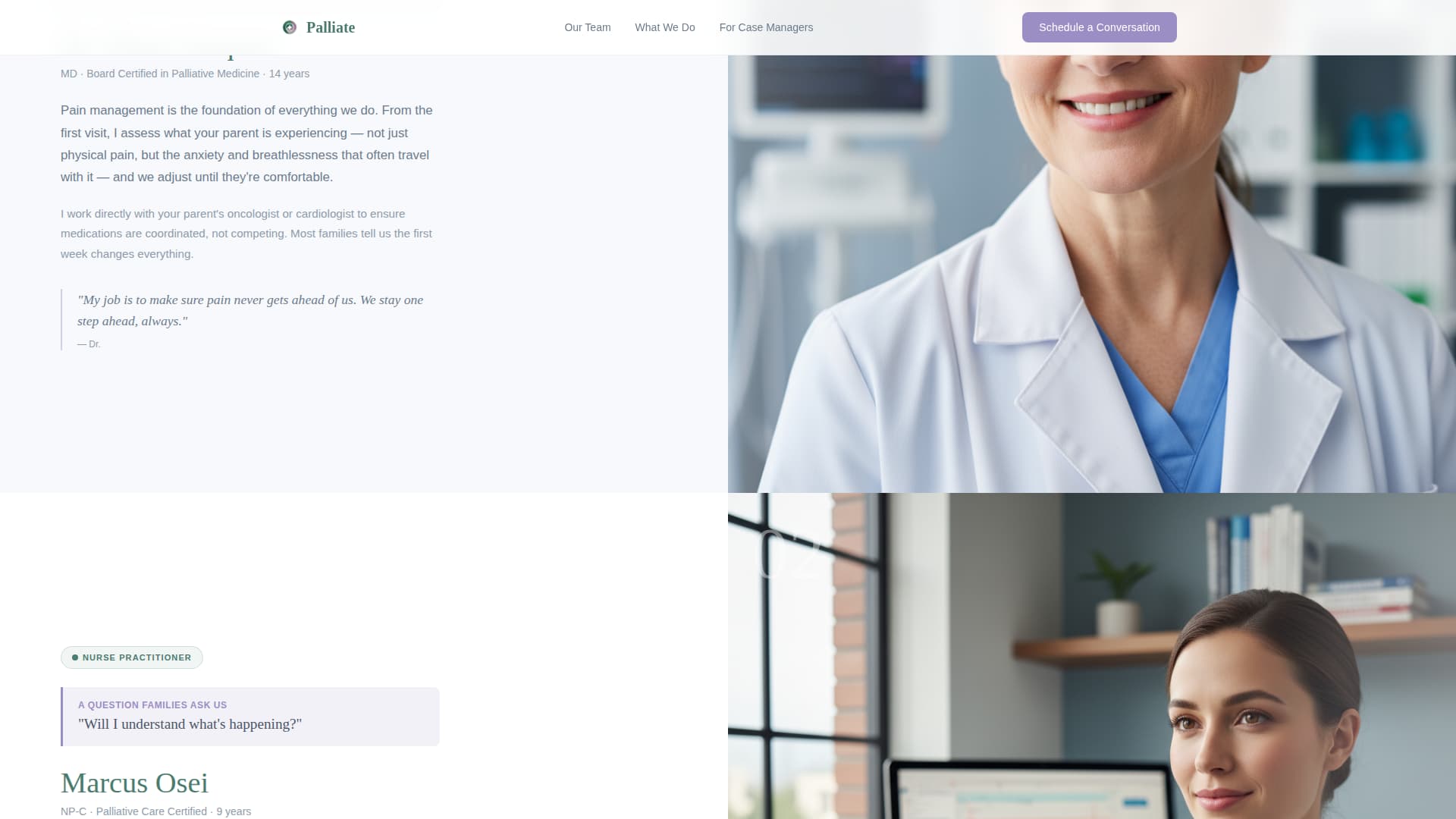 Home Health & Hospice Booking Website Template