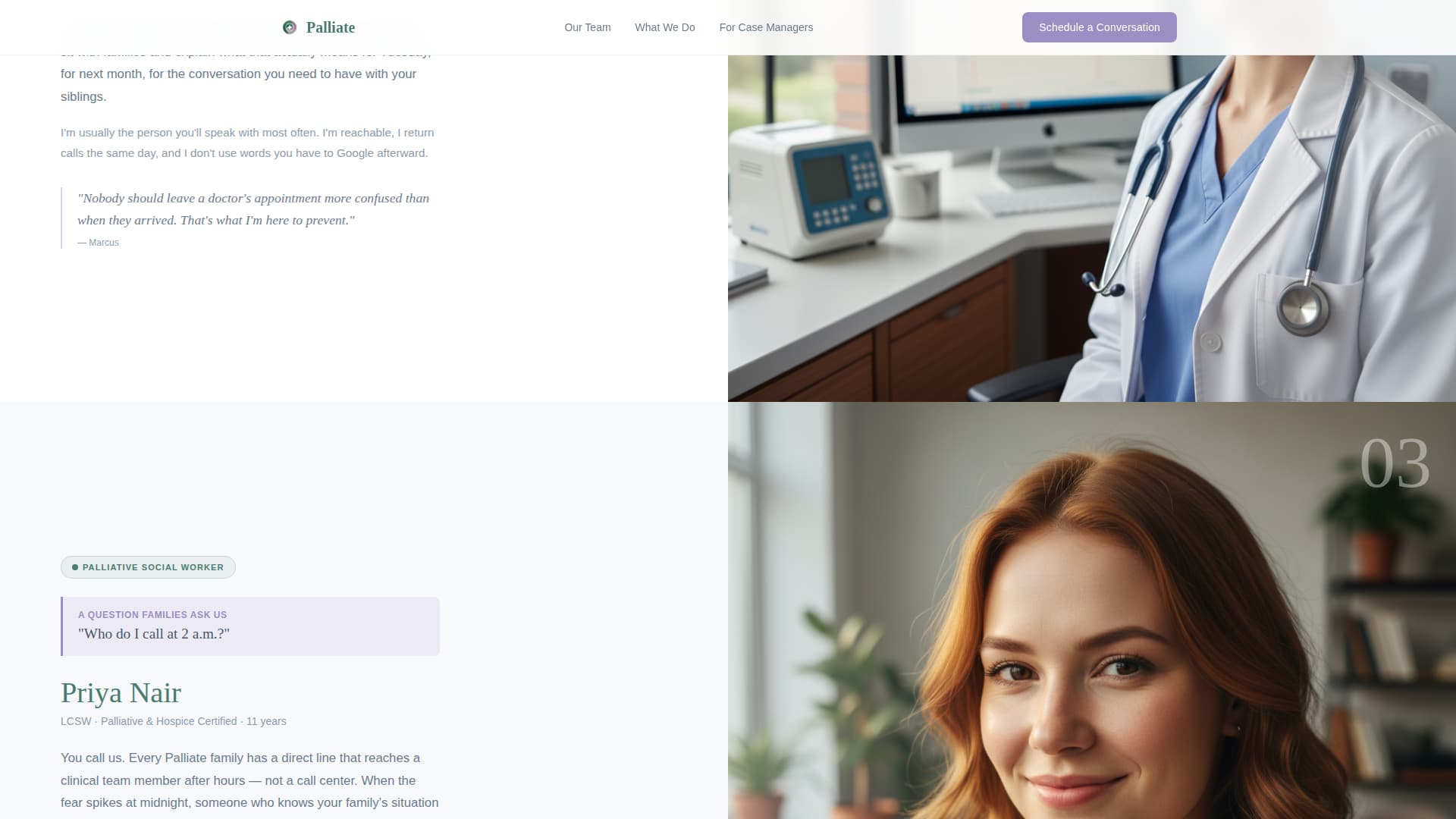 Home Health & Hospice Booking Website Template