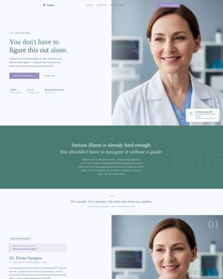 Home Health & Hospice Booking Website Template
