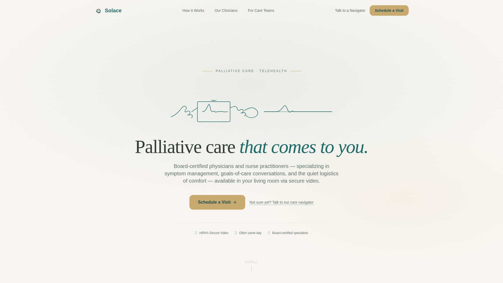 Palliative Care Medicine Booking Website Template