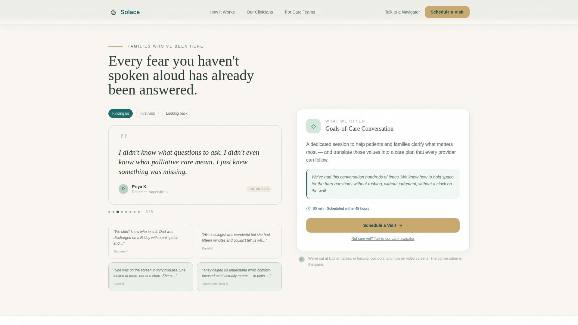 Palliative Care Medicine Booking Website Template