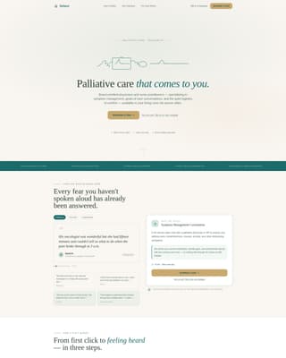 Palliative Care Medicine Booking Website Template