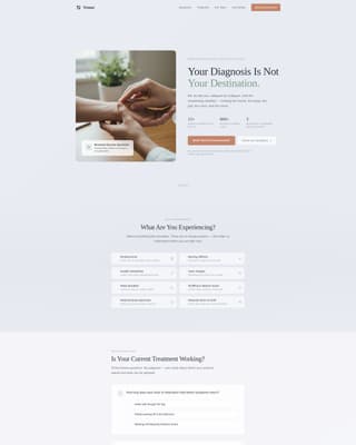 Tremor - Compassionate Neurology Landing Page Template
