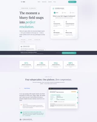 Specialist Pathology Medicine Appointment Booking Website Template