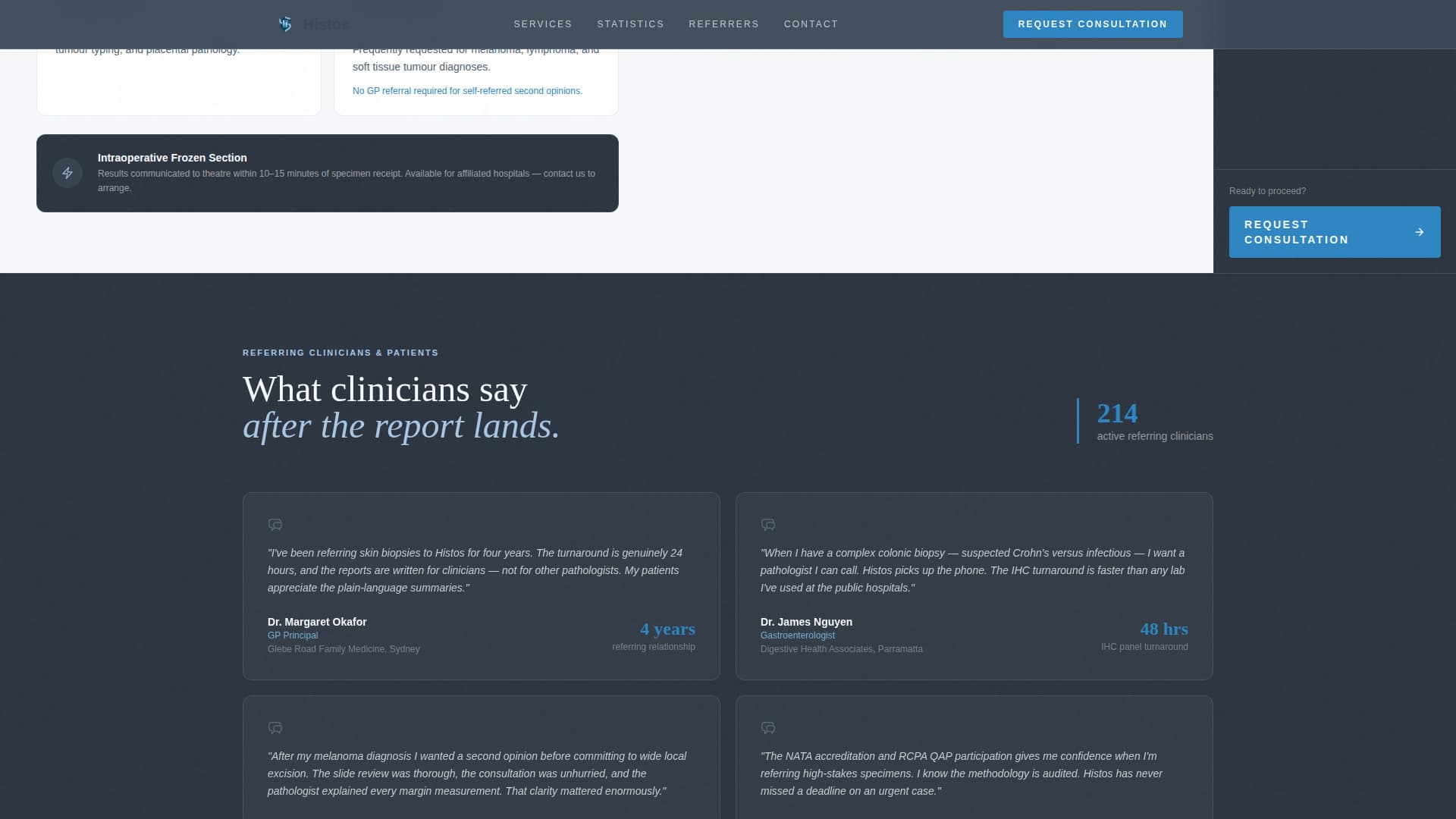 Advanced Pathology Medicine Appointment Booking Website Template