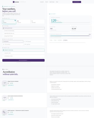 Pathology Medicine Cost Estimator Website Template