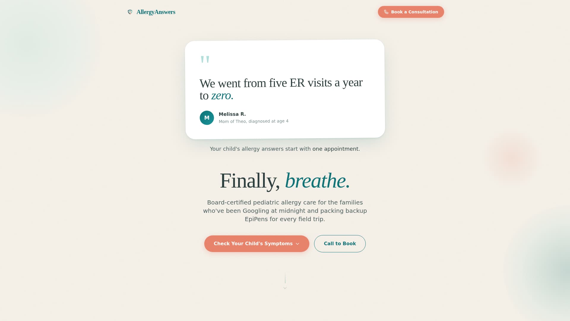 Pediatric & Child Health Appointment Booking Website Template