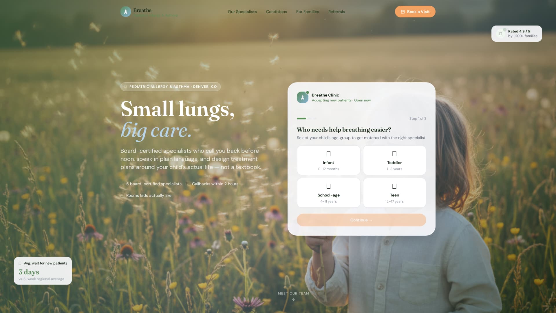 Pediatric & Child Health Professional Website Template