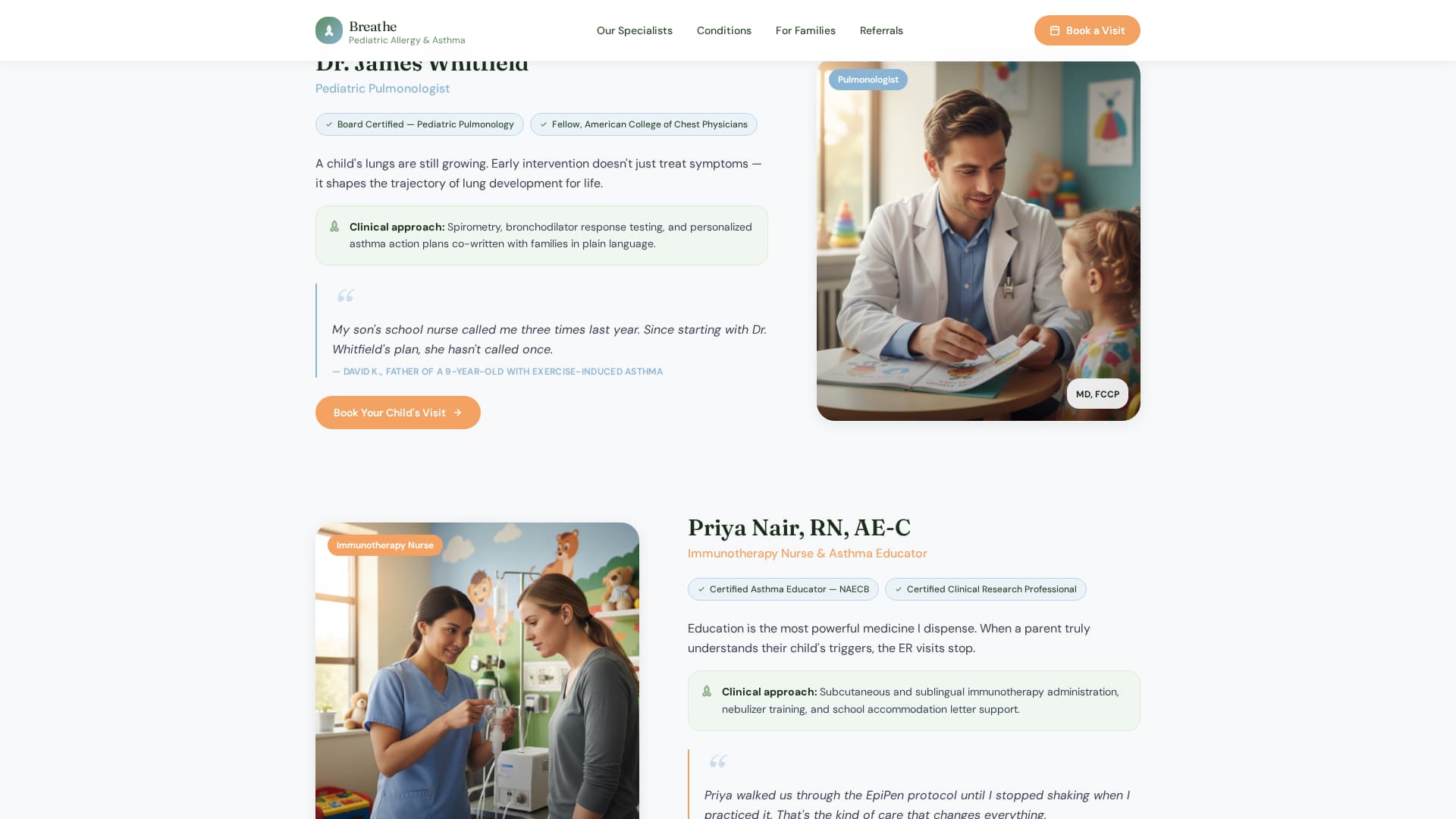 Pediatric & Child Health Professional Website Template