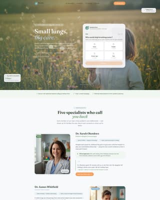 Pediatric & Child Health Professional Website Template
