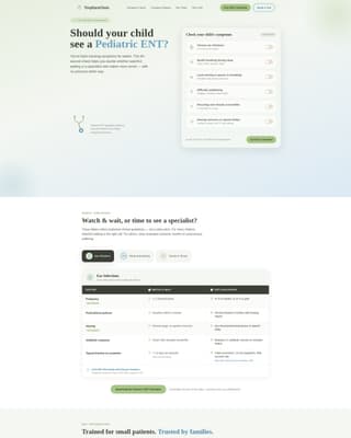 Pediatric & Child Health Comparison Website Template