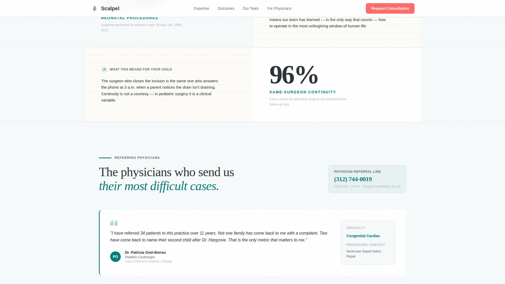 Complete Pediatric & Child Health Reviews & Social Proof Website Template
