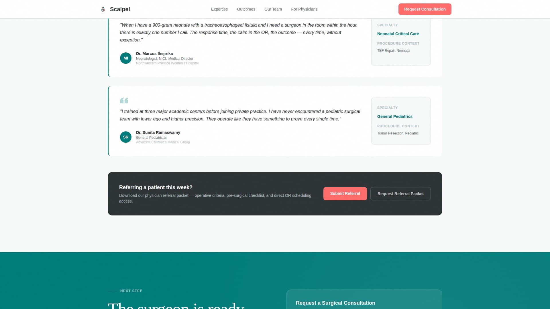 Complete Pediatric & Child Health Reviews & Social Proof Website Template