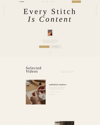 Weave — Beautiful Textile Artisan Landing Page Template