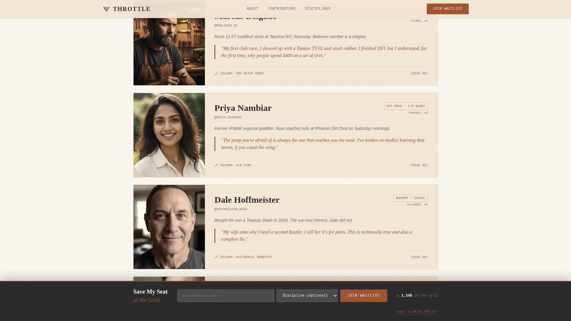 Hobby & Passion Content Pre-Launch & Coming Soon Website Template
