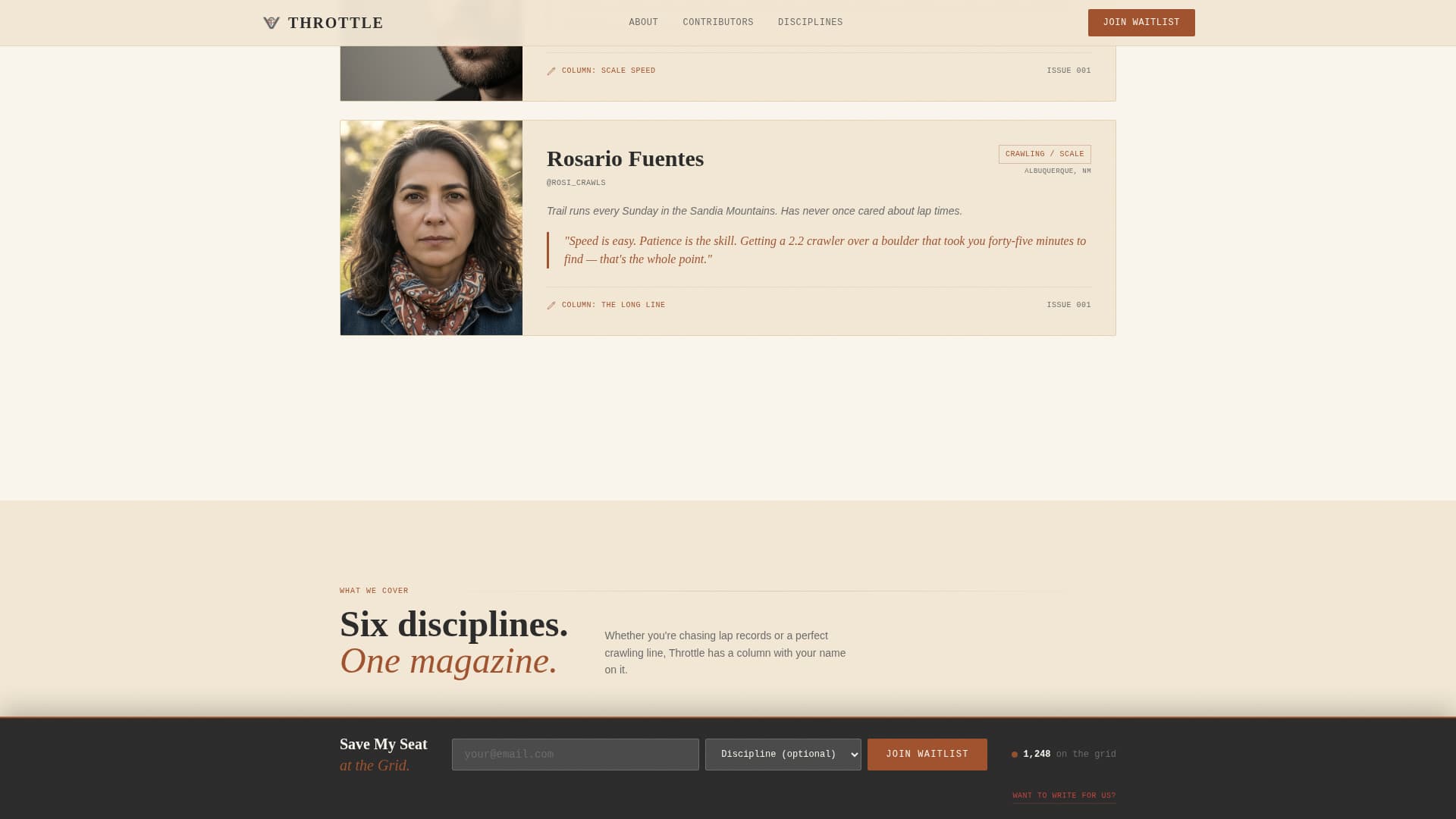 Hobby & Passion Content Pre-Launch & Coming Soon Website Template