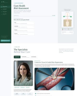 Dental Clinic Appointment Booking Website Template