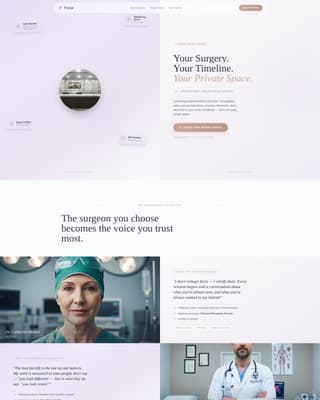 Portal - Exclusive Surgeon Landing Page Template