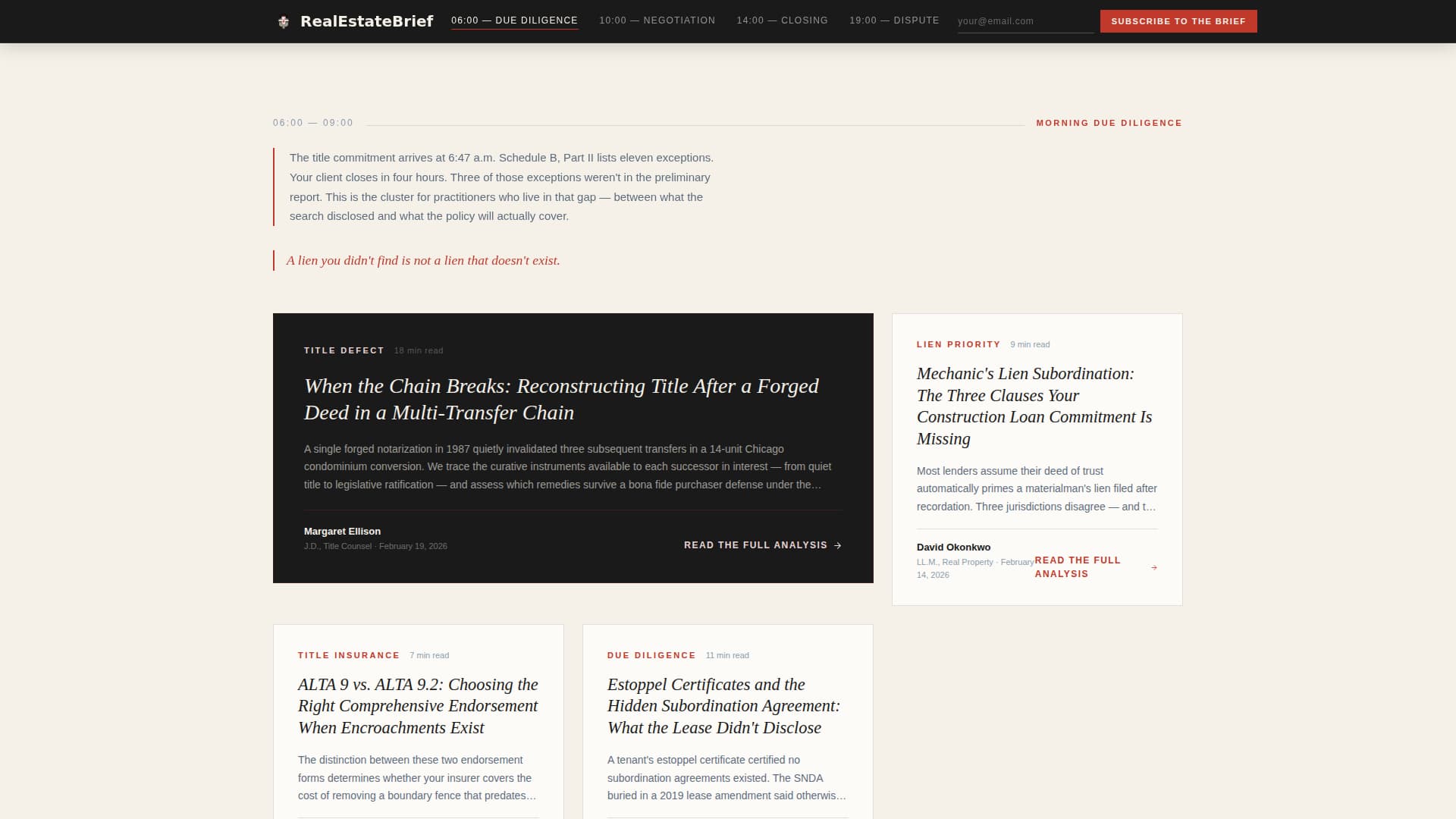 Expert Legal & Policy Blog Blog & Content Website Template