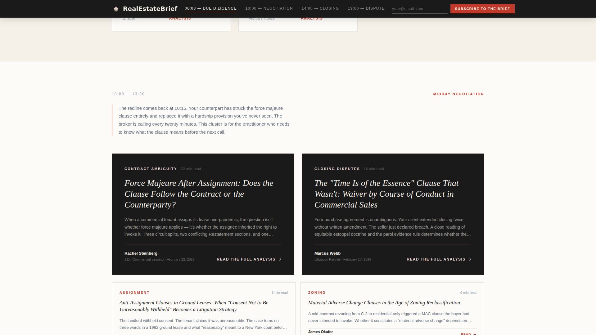 Expert Legal & Policy Blog Blog & Content Website Template