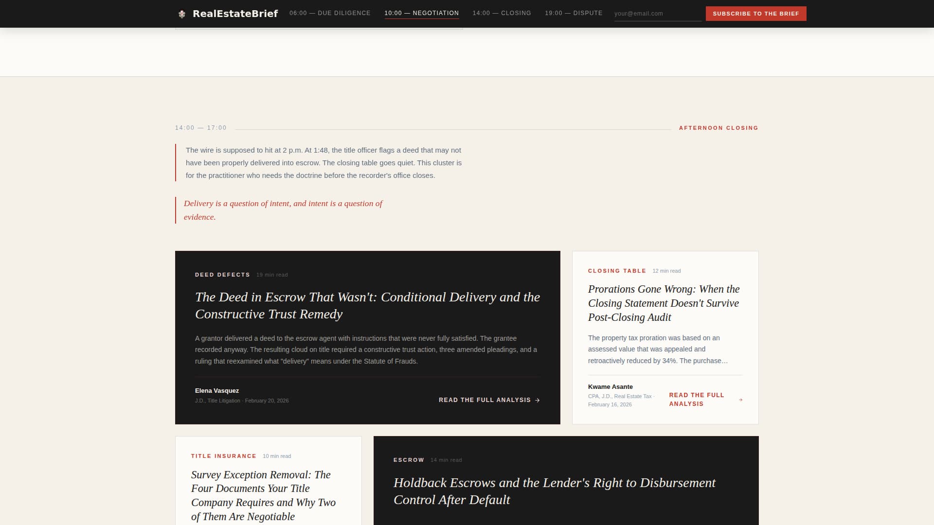 Expert Legal & Policy Blog Blog & Content Website Template