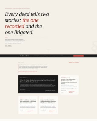 Expert Legal & Policy Blog Blog & Content Website Template