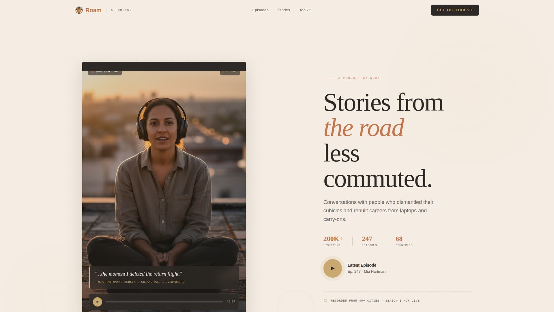 Remote Work & Digital Nomad Content Careers Website Template