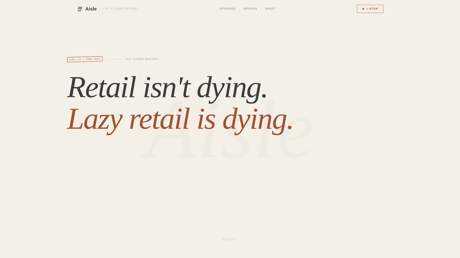 Retail Blog & Media Blog Website Template