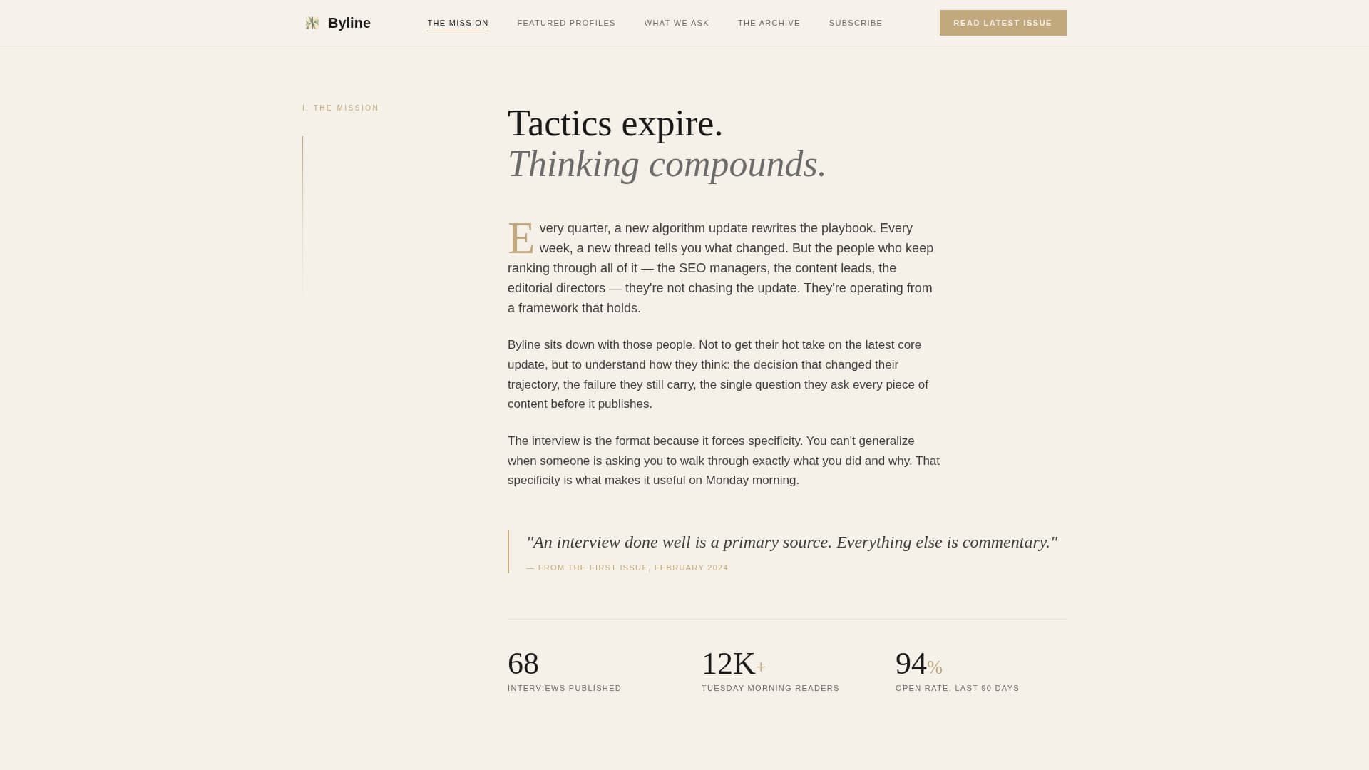 SEO & Content Newsletter Blog Website Template