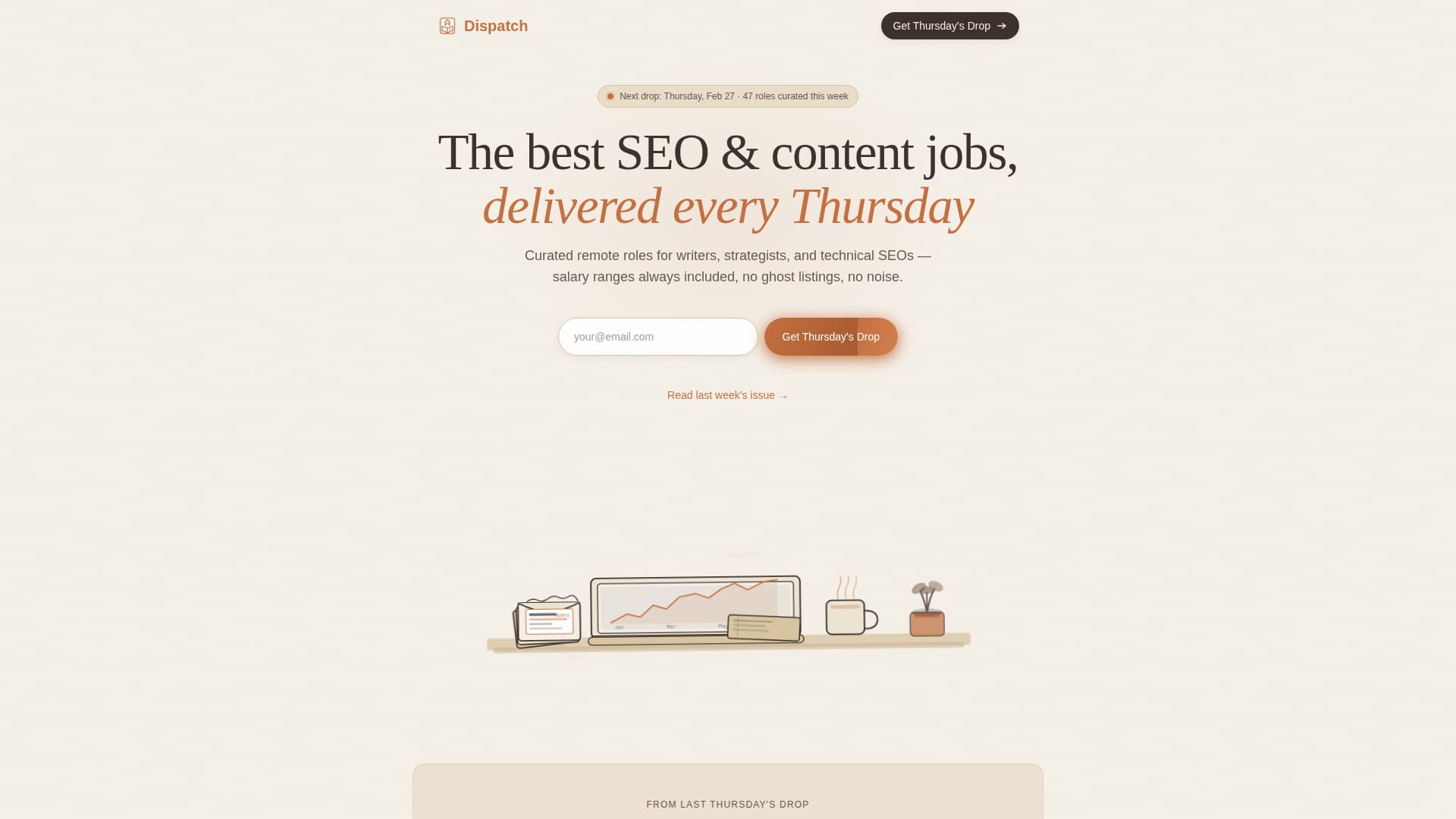 Complete SEO & Content Newsletter Blog & Content Website Template