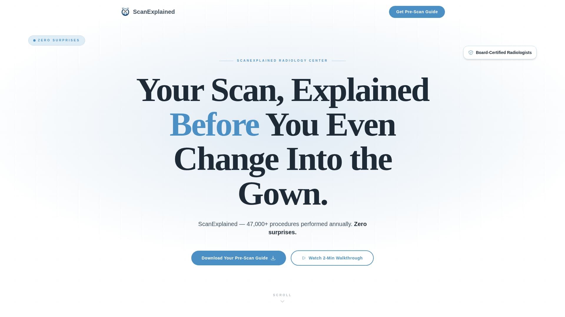 Radiology Medicine Education Website Template