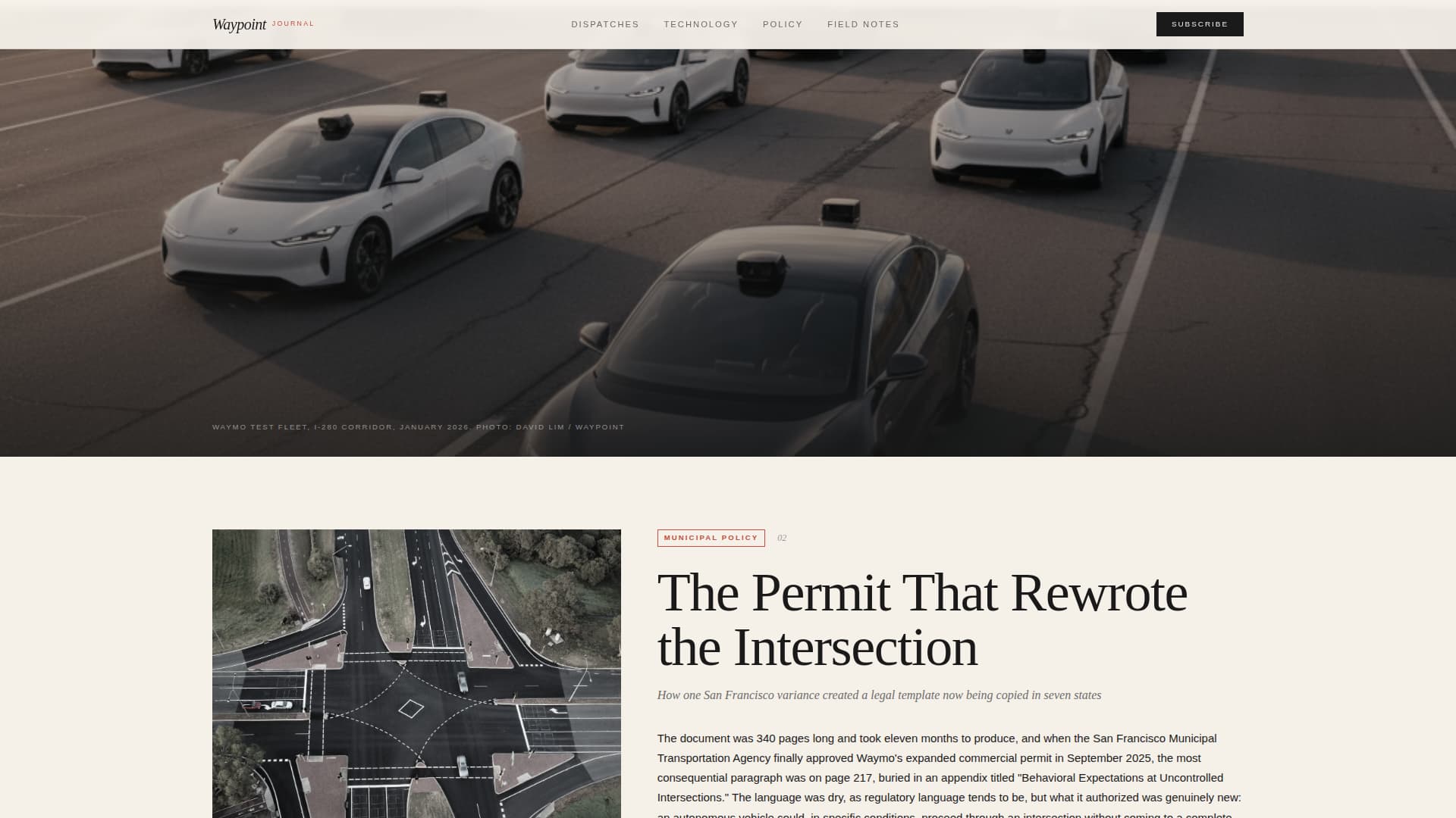 Auto & Mobility Blog Portfolio & Case Study Website Template