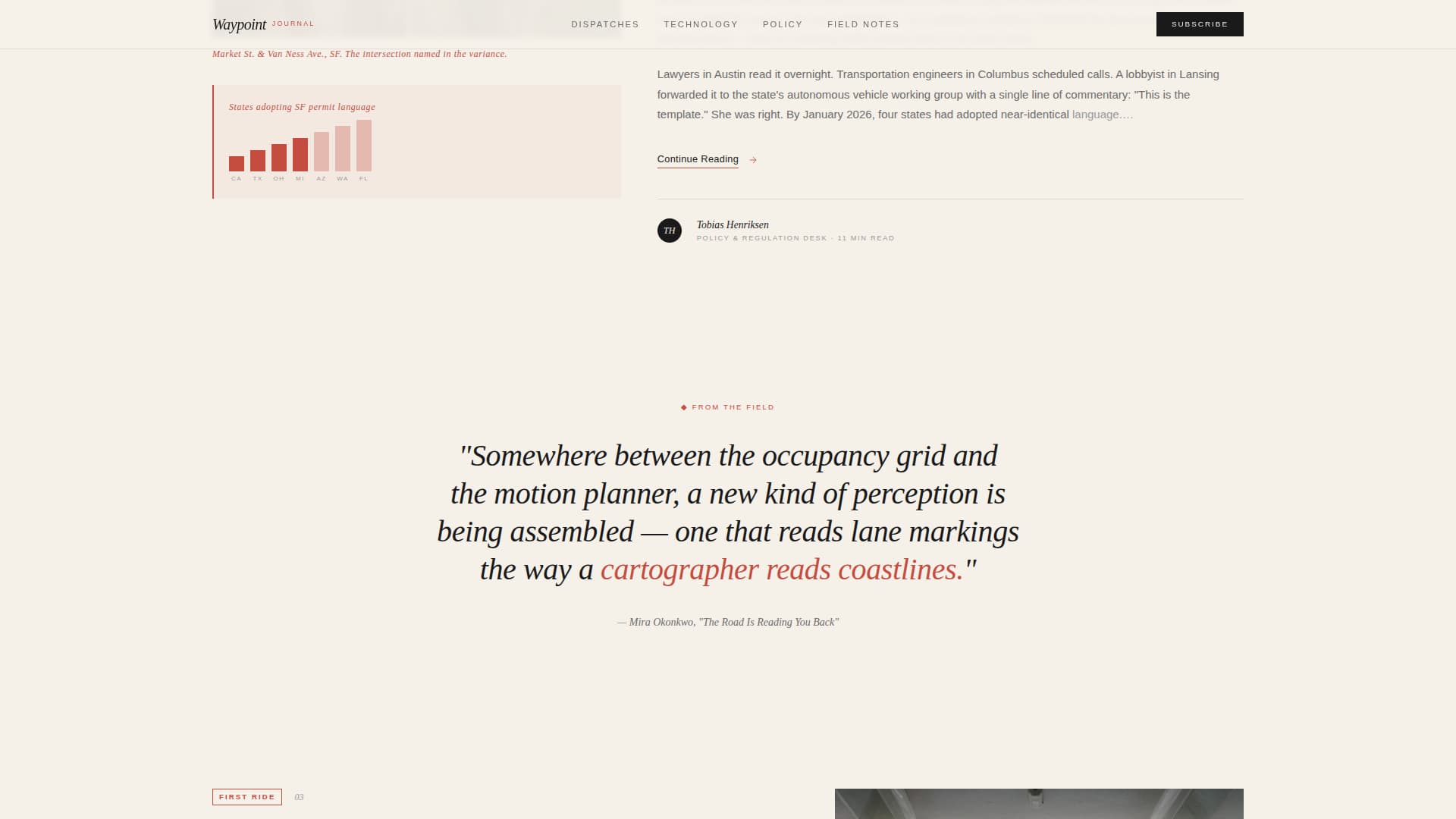 Auto & Mobility Blog Portfolio & Case Study Website Template