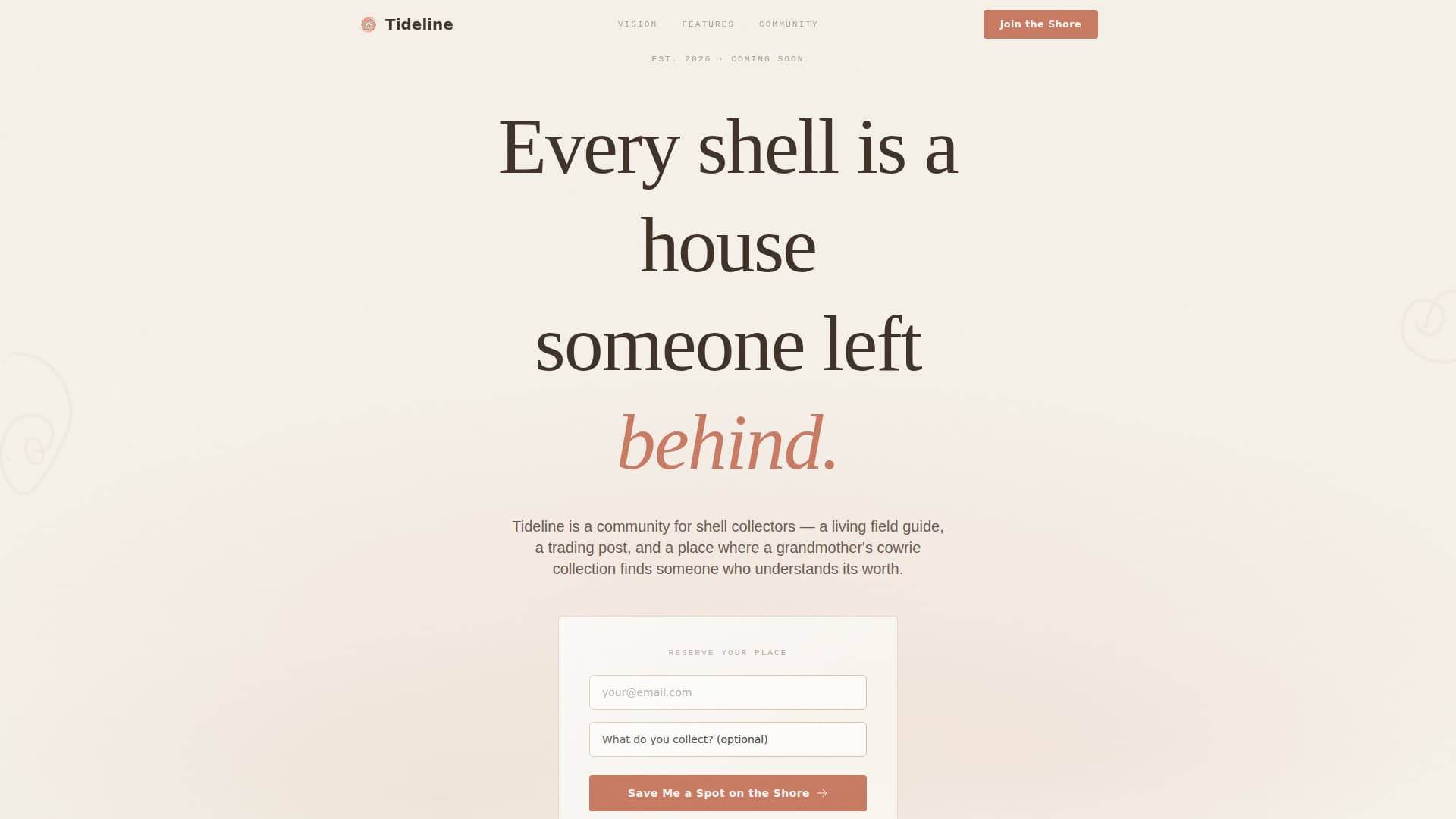 Hobby & Passion Content Premium Pre-Launch Website Template