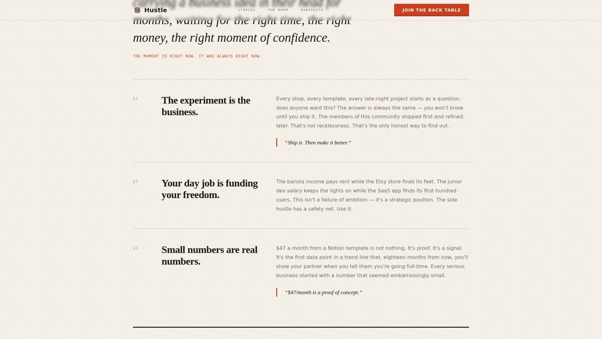 Hustle - Bold Side Hustle Landing Page Template