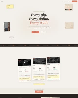 Grind — Authentic Flexible Work Landing Page Template