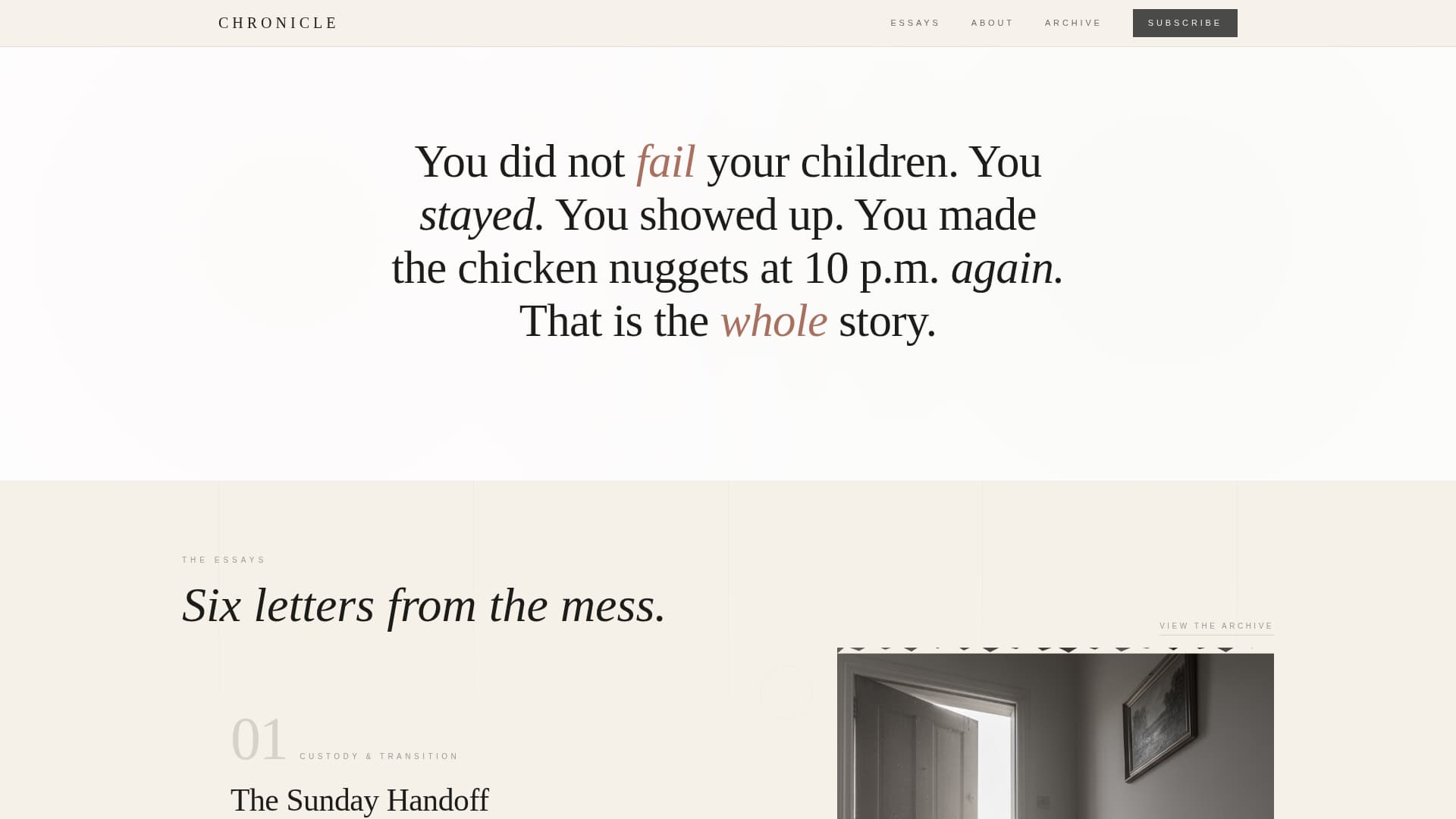 Parenting & Family Blog Blog Website Template