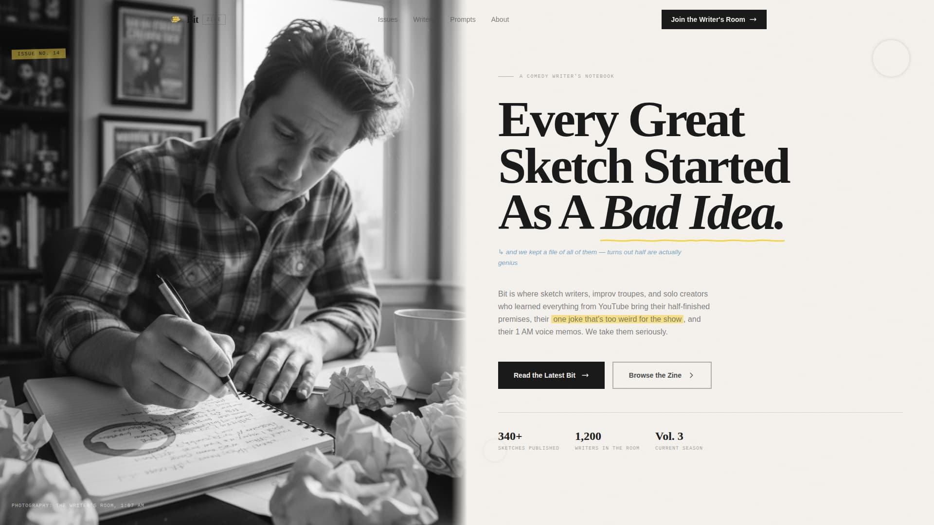 Hobby & Passion Content Portfolio & Case Study Website Template